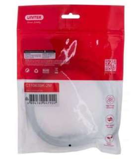 UNITEK HDMI CABLE 2.0 4K60HZ,FLAT,2M,C11063BK-2M