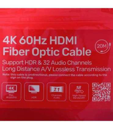 UNITEK HDMI CABLE 2.0 4K 60HZ AOC-20M