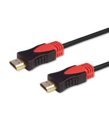 Savio CL-95 HDMI cable 1,5 m HDMI Type A (Standard) Black,Red