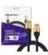 Qoltec 50356 HDMI v2.1 Cable Ultra high speed 8K 60Hz 28AWG GOLD 3m
