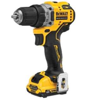 DEWALT DCD701D2-QW Cordless Drill 2x 12V 2Ah XR TSTAK Black, Yellow