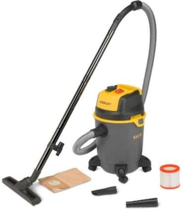 Stanley SXVC20PTE Industrial Vacuum Cleaner Black, Yellow 1200 W