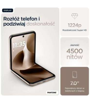 Motorola razr 60 ultra 17.7 cm (6.96") Dual SIM Android 15 5G USB Type-C 16 GB 512 GB 4700 mAh Wood