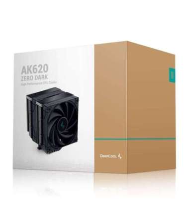 DeepCool AK620 ZERO DARK Processor Air cooler 12 cm Black 1 pc(s)