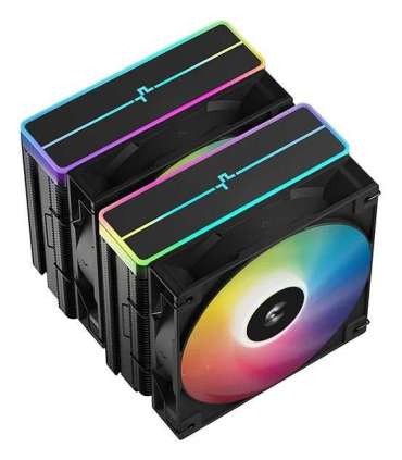 DeepCool AG620 BK ARGB V2 Chipset, Motherboard Air cooler 12 cm Black 1 pc(s)