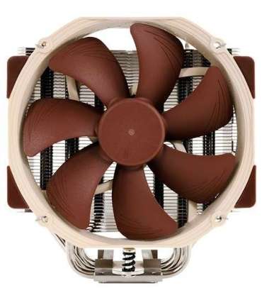 Noctua NH-U14S computer cooling component Processor Cooler 12 cm Brown, Stainless steel