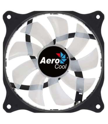 Aerocool COSMO12FRGB PC Fan 12cm LED RGB Molex Connector Silent Black