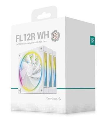 DeepCool FL12R WH-3 IN 1 Computer case Fan 12 cm White 3 pc(s)