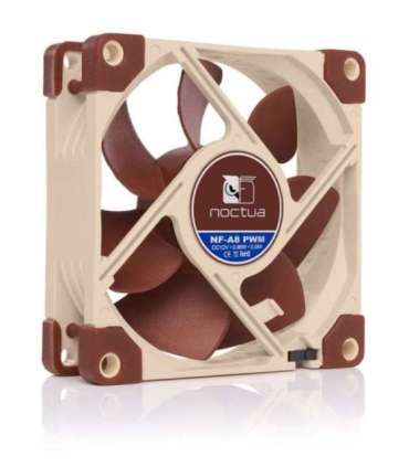 Noctua NF-A8 PWM computer cooling system Computer case Fan 8 cm Beige, Brown