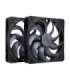 Noctua 140mm NF-A14x25 G2 PWM Sx2 PP chromax.black edition - dual fan set