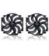 NF-A14x25r G2 PWM Sx2-PP chromax.black - dual fan set, black