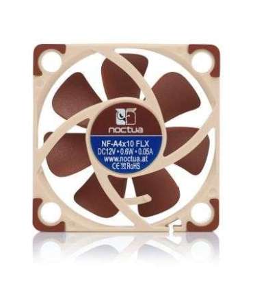 Noctua NOC-NF-A4X10-FLX computer cooling component Computer case Fan 4 cm Beige, Brown 1 pc(s)