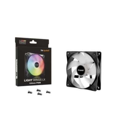 be quiet! LIGHT WINGS LX 120mm PWM Computer case Fan 12 cm Black 1 pc(s)