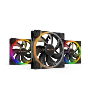 be quiet! Light Wings 140mm ARGB PWM Fan Black 3 Pack