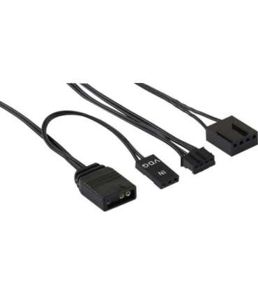 Aerocool DUO12PRO Kit 3xFan 12cm ARGB LED Dual Ring Antivibration 6 Pins Black