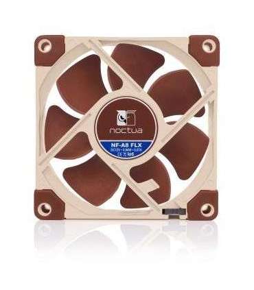 Noctua NOC-NF-A8-FLX computer cooling component Computer case Fan 8 cm Beige, Brown 1 pc(s)