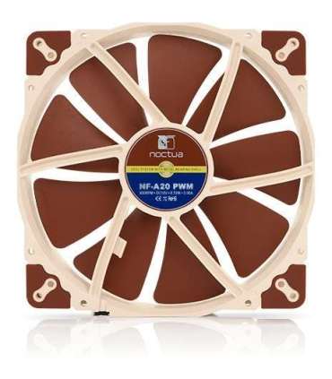 Noctua NF-A20 PWM Computer case Fan 20 cm Beige, Brown