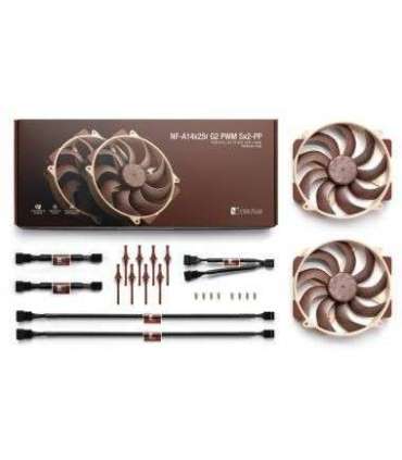 Noctua NF-A14X25R G2 PWM SX2-PP computer cooling system Computer case Fan 14 cm