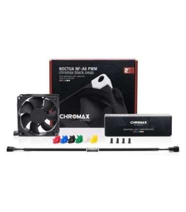 Noctua NF-A8 PWM CH.BK.S computer cooling component Computer case Fan 8 cm Black