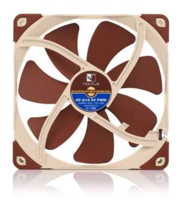Noctua NF-A14 Computer case Fan 14 cm Beige, Brown