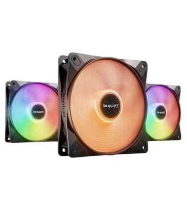 be quiet! LIGHT WINGS LX 120mm PWM High Speed 3-Pack Black Computer case Fan 12 cm 3 pc(s)