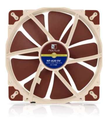 Noctua NF-A20 Computer case Fan 20 cm Beige, Brown