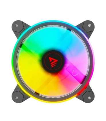 SAVIO FAN-01 4-pack 120mm ARGB fan including controller and remote control