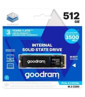 Goodram PX500 GEN.3 SSDPR-PX500-512-80-G3 internal solid state drive 512 GB M.2 PCI Express 3.0 NVMe 3D NAND