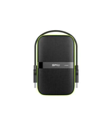 Silicon Power Armor A60 external hard drive 5000 GB Black, Green
