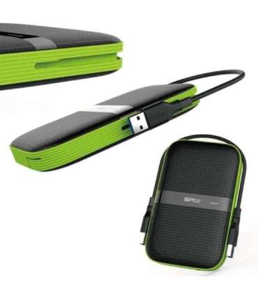 Silicon Power Armor A60 external hard drive 2000 GB Black