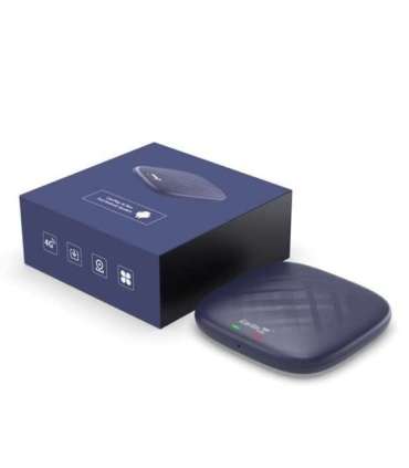 CARLINKIT Adapter Wireless AI Box with Android 13 - 8GB+128GB for original car radios with CarPlay blue