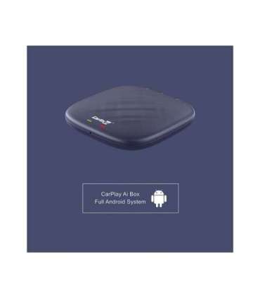 CARLINKIT Adapter Wireless AI Box with Android 13 - 8GB+128GB for original car radios with CarPlay blue