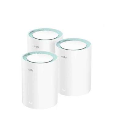 Cudy M1300 3-PACK mesh wi-fi system Dual-band (2.4 GHz / 5 GHz) Wi-Fi 5 (802.11ac) White 1 Internal