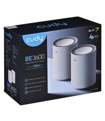 Cudy M3600 Dual-band (2.4 GHz / 5 GHz) Wi-Fi 7 (802.11be) White 3 Internal
