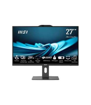 MSI Pro AP272P Intel® Core™ i7 68.6 cm (27") 1920 x 1080 pixels All-in-One PC 16 GB DDR5-SDRAM 1 TB SSD Windows 11