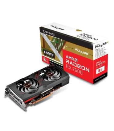 SAPPHIRE PULSE AMD Radeon RX 7600 GAMING OC 8G Graphics Card