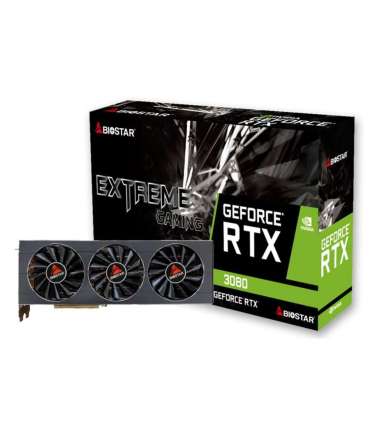 BIOSTAR GeForce RTX 3080 10GB graphics card (VN3816RMT3)