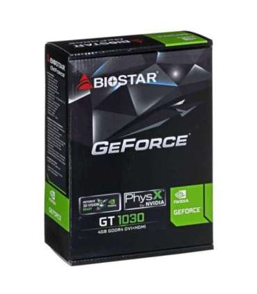 Biostar GeForce GT1030 NVIDIA GeForce GT 1030 4 GB GDDR4