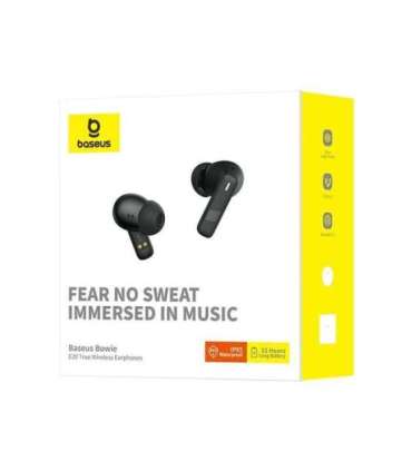 Baseus Bowie E20 Headset Wireless In-ear Calls/Music Bluetooth Black