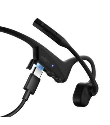 SHOKZ OpenComm2 UC 2025 Upgrade Wireless Bluetooth Bone Conduction Videoconferencing Headset with USB-C Charging Port