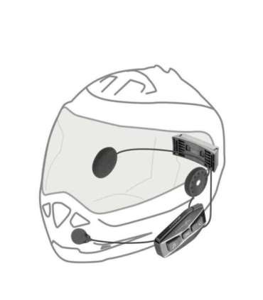 Interphone U-COM 16 Motorbike intercom 1600 m Black