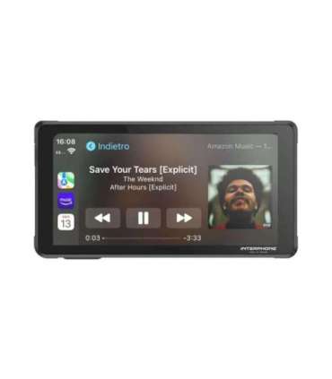 Interphone RIDE SYNC Navigation system Fixed 14 cm (5.5") Touchscreen 182 g Black