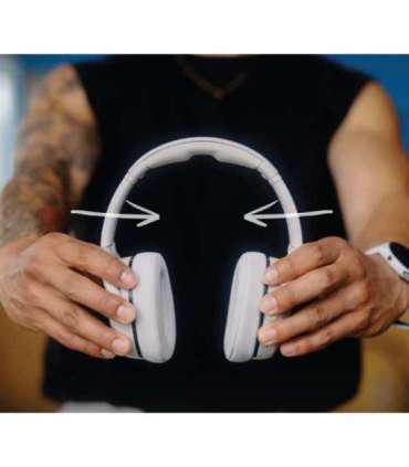 Skullcandy Crusher 540 Active Over-Ear Headphones, Grey Concrete