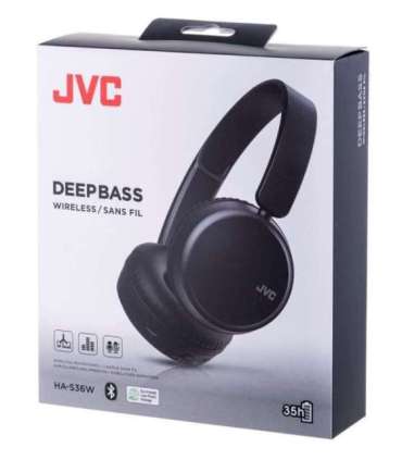 JVC HA-S36W Headphones Wireless Head-band Calls/Music Bluetooth Black