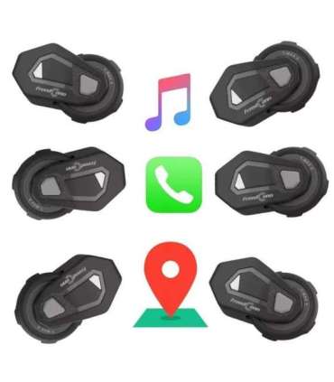 FREEDCONN T-MAX S V4 PRO SINGLE motorcycle intercom Black