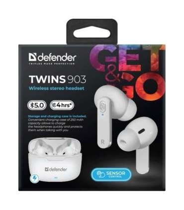 Bluetooth headphones TWINS 903 white
