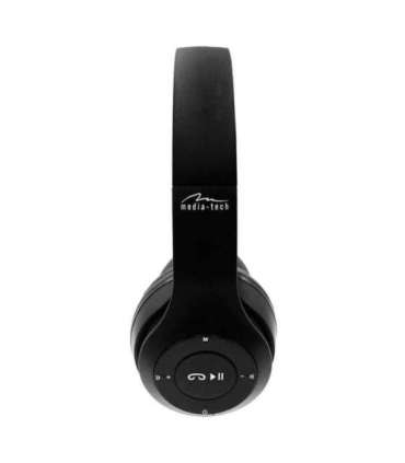 MEDIA-TECH EPSILION BT MT3591 Wireless headphones Bluetooth 4.2 Microphone Radio FM Black