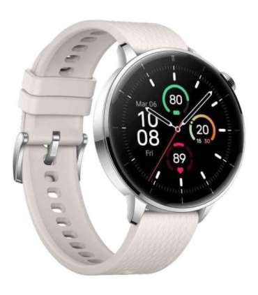 OnePlus Watch 3 43mm 3.35 cm (1.32") AMOLED Digital 466 x 466 pixels Touchscreen Silver, Titanium Wi-Fi GPS (satellite)