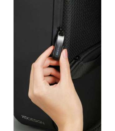 XD DESIGN ANTI-THEFT BACKPACK BOBBY EDGE BLACK P/N: P706.2501