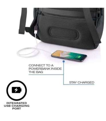 XD DESIGN ANTI-THEFT BACKPACK BOBBY SOFT BLACK P/N: P705.791